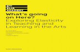 What’s going on Here? Exploring Elasticity in Teaching and ... · on Here? Exploring Elasticity in Teaching and ... elasticity in teaching and learning in ... between student-teacher