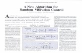 A New Algorithm for Random Vibration Control - Article .Title: A New Algorithm for Random Vibration