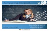 Comparing Decimals - clarendonlearning.org · Comparing Decimals Grade Level: 4-6 Teacher Guidelines pages 1 – 2 ... As always, the more you practice comparing and ordering decimals,