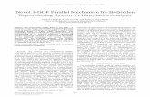 Novel 3-DOF Parallel Mechanism for Bedridden Repositioning ... · Novel 3-DOF Parallel Mechanism for Bedridden Repositioning System: A Kinematics Analysis . Fahisal Abdullah, Sazali