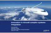 Innovation in Aircraft complex systems integration - icas.orgicas.org/media/pdf/Workshops/2015/ICAS Workshop15 Remy.pdf · Innovation in Aircraft complex systems integration Presented