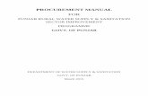 PROCUREMENT MANUAL - Swachh Punjabsbmpunjab.com/sbmpunjab/uploads/sanitation/final-procurement-ma… · QBS Quality Based Selection ... 1.5 SCOPE OF THE MANUAL Procurement Manual