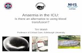 Anaemia in the ICU - MSICmsic.org.my/sfnag402ndfbqzxn33084mn90a78aas0s9g/... · Anaemia in the ICU: Is there an alternative to using blood transfusion? ... Normocytic hyperchromic
