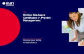 Online Graduate Certificate in Project Management · 5 Graduate Certificate in Project ... current evidence of English language proficiency ... Online Graduate Certificate in Project