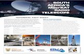 SOUTH AFRICA’S MeerKAT RADIO TELESCOPE - Amateur Radio · The South African MeerKAT radio telescope, ... TIMELINE FOR MeerKAT CONSTRUCTION March 2014: First antenna installed ...