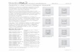 RadioRA 2 Wall-mount Designer keypads - Lutron Electronics · 6 | Lutron ® 24/7 Technical Support—800.523.9466 product specifications 369-221c 09.02.10 RadioRA 2 Wall-mount Designer