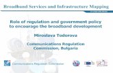 Broadband Services and Infrastructure Mapping · Broadband Services and Infrastructure Mapping ... • Promoting competition in the provision of electronic communications networks,