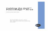 R710 Cabling WP - Dell€¦ · Cabling the Dell™ PowerEdge™ R710 Page 3 2.2 Route the Power Cables Through the Strain Reliefs After the tray and cables are ...
