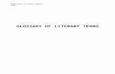 Glossary of Literary Terms - mslacoumentas.weebly.com€¦ · Web viewGlossary of Literary Terms. Active voice: The voice of a verb indicates the relation of the action of the verb
