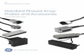 Standard Phased Array Probes and Accessories · Standard Phased Array Probes and Accessories ... LINE FOCUS: Array will focus in ... Almost every probe in this catalog can be delivered