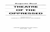 THEATRE OF THE OPPRESSED - uni-wuerzburg.de · Theatre of the Oppressed is published by Theatre Communications Group, Inc., ... conventional theater, ... the creation of his philosophy