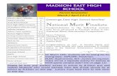 M MMADISON EEEEAST HHHHIGH SSSCHOOL 2013_EHS... · Please be sure your student arrives to school by 8:15am and well ... ATHLETIC DIRECTOR 204-1720 dkapp@madison.k12.wi.us ... pus