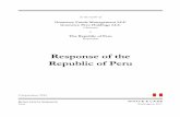 Response of the Republic of Peru - itala · Response of the Republic of Peru 1. The Republic of Peru (“Peru”) hereby submits its Response ... The Unique History of the Agrarian