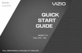 E3D320VX Quick Start Guide - Viziocdn.vizio.com/documents/downloads/hdtv/E3D320VX/QSG_E3D320VX.… · • Unplug your TV during a lightning storm or when it ... stop watching and