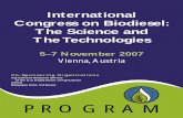 PROGRAM - Results Directaocs.files.cms-plus.com/Meetings/Affliated/2007 Biodiesel Program-w... · Biodiesel Magazine Biofuels International ... Park Congr ess 1 and 2 Thursday, 8