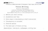 Thesis Writing - zhuq/download/Thesis   · Thesis Writing Prof. Dr. Armin Gruen Institute