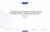 ESPN Thematic Report on integrated support for the long ... · European Network of Independent Experts on Social Inclusion, the Network for the Analytical Support on the Socio-Economic