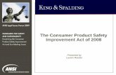 The Consumer Product Safety Improvement Act of 2008 documents/Standards Activities/SDO... · Safety Improvement Act and Eco-labeling Issues Slide 2 ... – Poison Prevention Packaging
