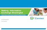 Making Information Exchange Meaningful - University of … · Making Information Exchange Meaningful Arizona Rural & Critical Access Hospitals HIT/Quality Workshop Jim Karolewicz