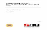 Measurement Report Test of PV/T-module ”SolarWall PVTtask35.iea-shc.org/data/sites/1/publications/DC4-2_Measurement... · Measurement Report – Test of PV/T-module ”SolarWall