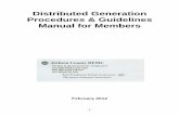 Distributed Generation Procedures & Guidelines Manual for ...· Distributed Generation Interconnection,