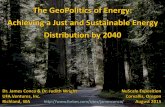 The GeoPolitics of Energy: Achieving a Just and ...newsroom.nuscalepower.com/sites/nuscalepower.newshq.businesswir… · Achieving a Just and Sustainable Energy Distribution by 2040