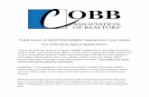 Cobb Assoc of REALTORS MMDC Application User Guide … · Cobb Assoc of REALTORS MMDC Application User Guide For Individual Agent Applications *There are now two ways to send your