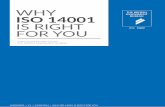 WHY ISO 14001 IS RIGHT FOR YOU - The British .60 SECONDS ON 1SO 14001 1.1 ISO 14001, firstlaunched