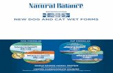 NEW DOG AND CAT WET FORMS - Natural Balance Pet … · Natural Flavor, Salt, Calcium Sulfate, Potassium Chloride, Minerals (Zinc Glycine Complex, Iron Glycine ... NEW DOG AND CAT