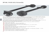RT-80 / H-80 Axle Assembly - AL-KO · 56 Service Replacement Parts 12" x 2" Brake Drum RT-80, ST-80 and DR-80 WARNING: AL-KO Kober Corporation manufacture hubs and drums that are