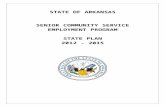 SCSEP State Pla…  · Web viewThe goals of Arkansas’ State Plan are to enhance coordination and integration of the Senior Community Service Employment Program with the Arkansas