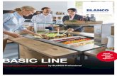 New BASIC LINE - BLANCO Professional · roll-in and servery counters, corner modules, a cash register booth, ... The stainless steel plate slides feature a ... BASIC LINE Design equipment