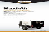 7748 Air-Compressors FINAL - Allmand · Portable Air Compressor HEAVY-DUTY, ... Water Cooled Direct Injection 4 Cycle, Water Cooled, Overhead Cam Vertical Inline Direct Injection