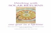 Working with Solar Returns by Brian Clark - … · Working with SOLAR RETURNS one year in a lifetime These notes are for the sole use of students in the tutorial on Solar Returns
