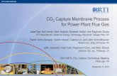 CO Capture Membrane Process for Power Plant Flue Gas Library/Research/Coal/ewr/co2/Lora... · 2 Capture Membrane Process for Power Plant Flue Gas Lora Toy, Aqil Jamal, Atish Kataria,