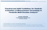 Practical and Valid Guidelines for Realistic Estimation of ... · Practical and Valid Guidelines for Realistic Estimation ... Realistic Estimation of Measurement Uncertainty ... Measurement