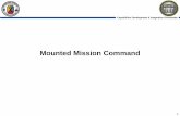 Mounted Mission Command - fortbenningausa.org · Provides light condition data such as sunrise/sunset, ... display X Users: CP, Mtd, DisMtd ... Intelligence Red Dot
