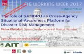 The role of SAMBRO as Cross-Agency Situational … · Situational-Awareness Platform for Disaster Risk ... User Centered Design a. ... The role of SAMBRO as Cross-Agency Situational-Awareness