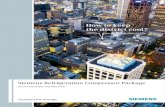 How to keep the district cool? - Siemens Energy Sector · Siemens Refrigeration Compressor Package (SRCP) Optimized for 10,000 tons of refrigeration (RT) The operating costs of a