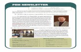 PEM NEWSLETTER - m2hr.eu · very powerful presentation explaining how he used the concepts ... presented case histories from a high school in Watts and an alter- ... PEM NEWSLETTER