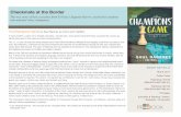 Checkmate at the Border - PR by the Book · Checkmate at the Border The true story of how a teacher from El Paso’s Segundo Barrio coached his students into national chess champions