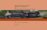 Woss Steam Locomotive #113 Statement of Significance 113 SoS and Heritage Park Interpretive... · Statement of Significance and Woss Heritage Park Interpretive Concept for Regional