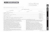 Owners Manual - Delta Faucet Rev L.pdf · Owners Manual 13/14 Series ... Delta Faucet Company recommends using a professional ... until a positive seal is implemented. Take care not