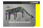 Modular Steel Construction - tuenkers.com · Welding certificate to DIN EN ISO 9606-1:2013 The modular steel construction ... Conical spring washer DIN 6796 M12, M16 The modular steel
