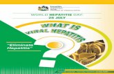 WORLD HEPATITIS DAY: 28 JULY - Department of Health · Hepatitis C virus is transmitted mostly through blood and blood products, commonly through unsafe injectable drug use. It can