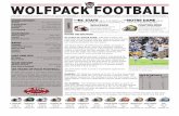 WOLFPACK FOOTBALL - s3.amazonaws.com€¦ · the Toyota Gator Bowl, when the Wolfpack capped ... Red (PMS 186 C) & White Chancellor: ..... Dr. Randy Woodson Athletics Director ...