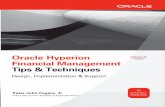 Oracle Hyperion Financial Management Tips & Techniques · Master Oracle Hyperion Financial Management ... Enterprise Performance Management ... on a key business process or function.