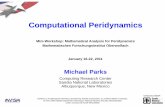 CCp yomputational Peridynamics - math.tu-berlin.de · Peridynamics is a nonlocal extension of classical solid mechanics that permits ... in Computational Fluid and Solid Mechanics