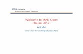 Open House Presentation-Mal-2017 - mae.ucla.edu · •Design of Aerospace Structures, MAE 154B •Fluid Mecahnicsand Aerodynamics Lab, 157A . Introductory Mechanical & Aerospace Engineering