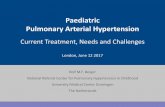 Paediatric Pulmonary Arterial Hypertension€¦ · Paediatric Pulmonary Arterial Hypertension Current Treatment, Needs and Challenges ... over 100 children with IPAH/HPAH PK/PD, dosing,